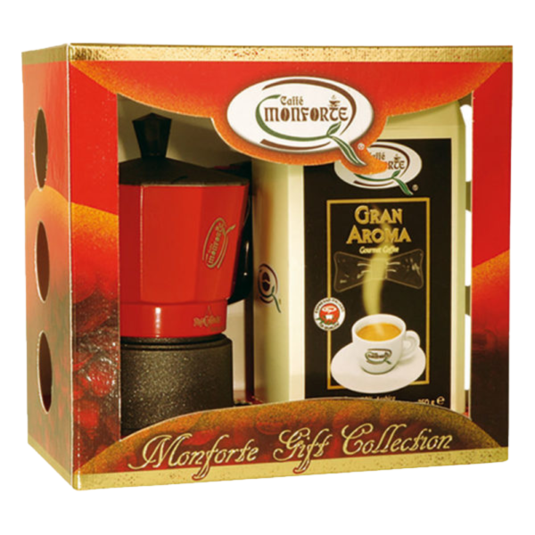 Monforte confezione regalo Gran Aroma + Moka