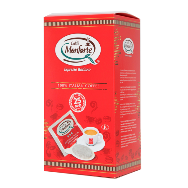 Monforte Espresso Coffee pods 25 pcs box
