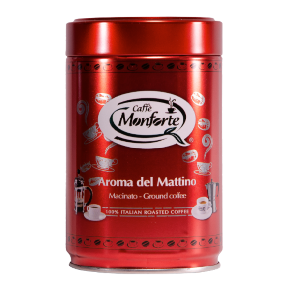 Monforte Aroma del Mattino coffee tin 250 g